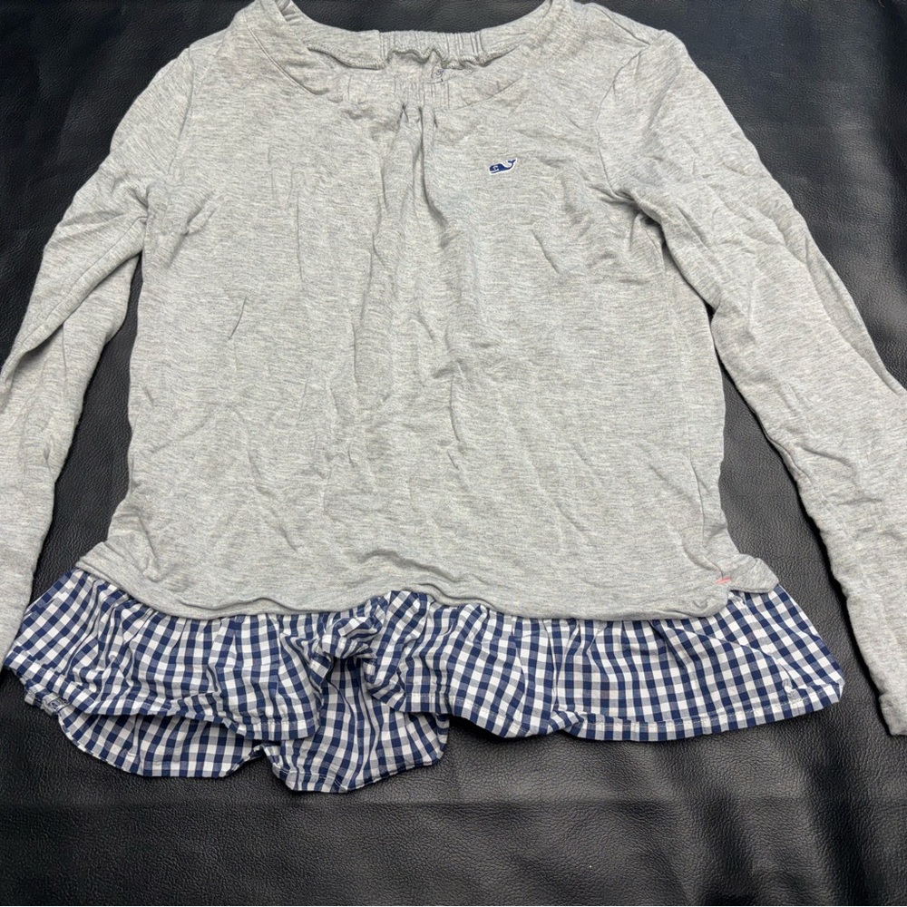 Vineyard Vines Gray Long Sleeve Top